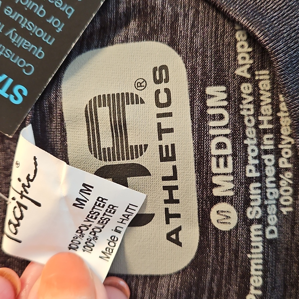 HAWAI'I Dark gray black short sleeve graphic tee shirt Med. Island Style Aloha - Picture 4 of 7